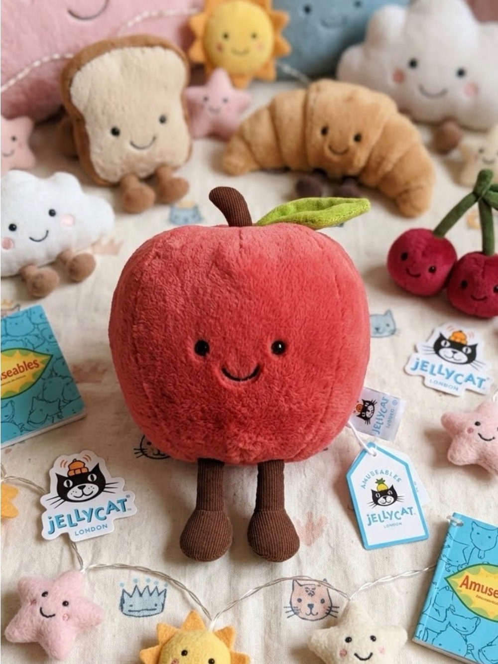Jellycat Red Apple Plush Toy